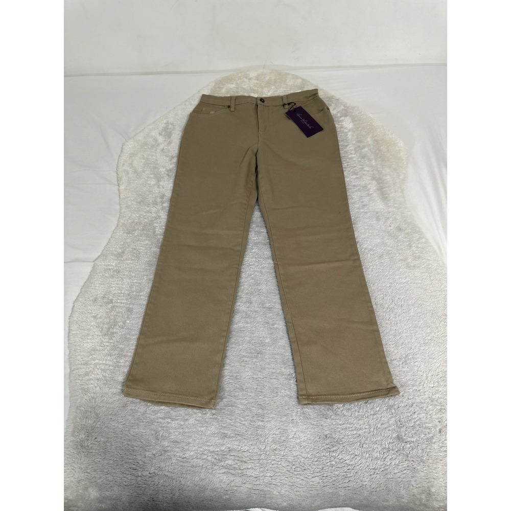 New Gloria Vanderbilt Amanda Classic Tapered Pants Stretch Chino Size 10S Short - Picture 1 of 8
